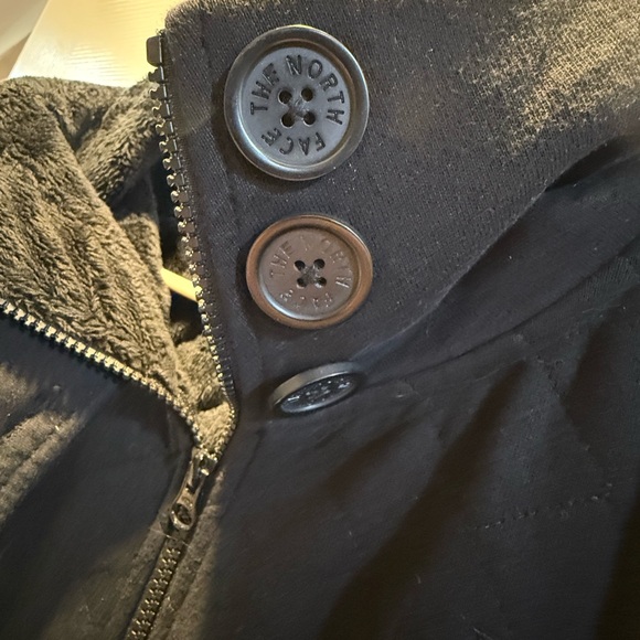 THE NORTH FACE Caroluna Quilted Fleece Lined Jacket Black‎ Size Small - Picture 4 of 7